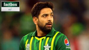 Haris Rauf reacts to Babar Azam’s stunning catch during Pakistan vs Sri Lanka ODI match in Rawalpindi