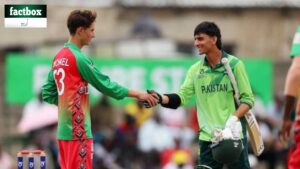 پاکستان انڈر 19 کرکٹ ٹیم زمبابوے کے خلاف میچ کے دوران، سلو رن چیز تنازعہ